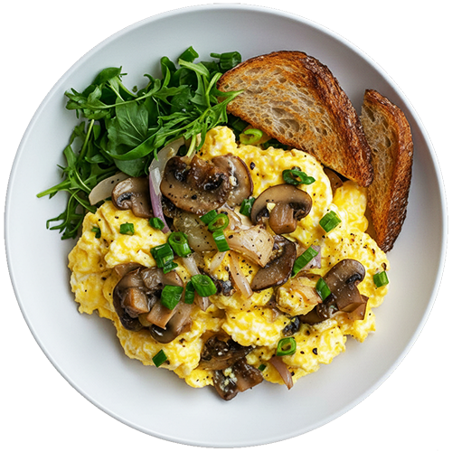 6.1 Mushroom and Vegetable Omelet