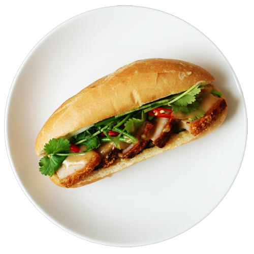 4.1 Crispy Roast Pork Baguette