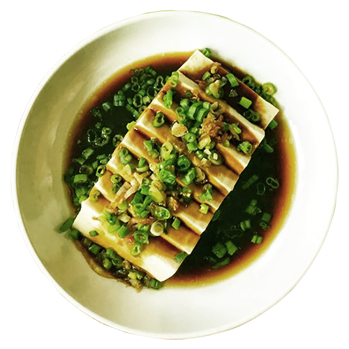 6.2 Steamed Silken Tofu with Soy Sauce