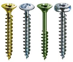 Assorted metal screws