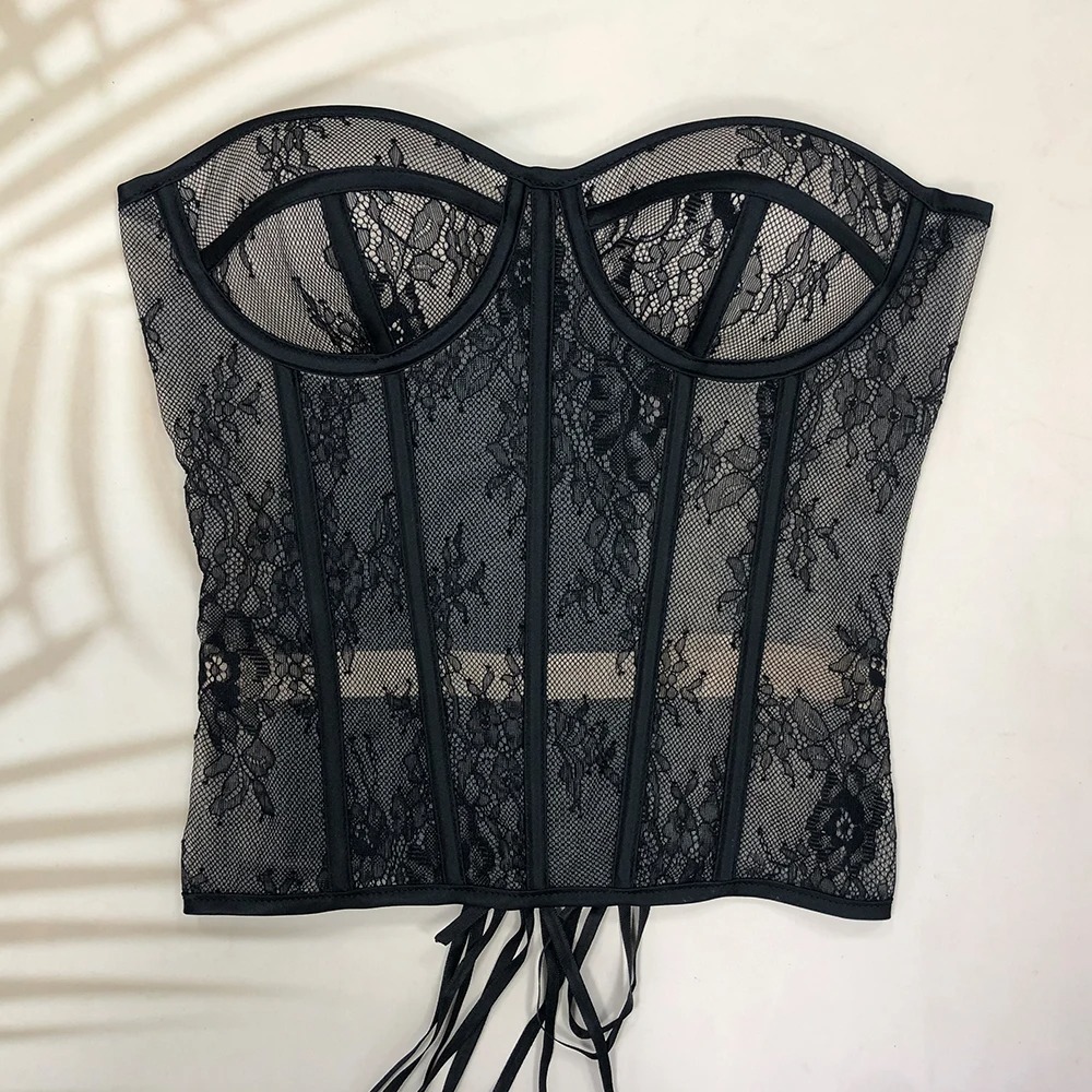 Elegant Lace Bustier