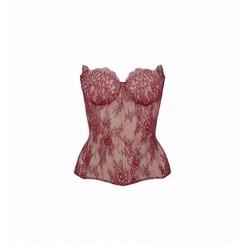 Elegant Lace Corset Top