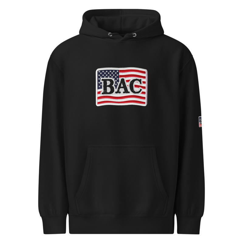 BAC FLAG premium mid-weight hoodie