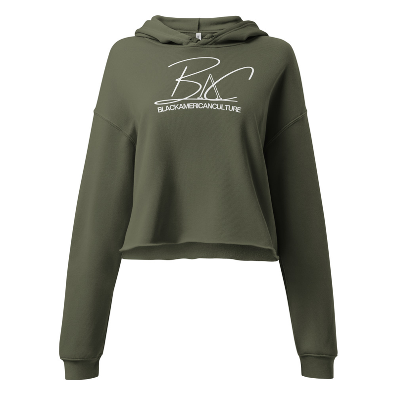 BAC Black American Culture Crop Hoodie
