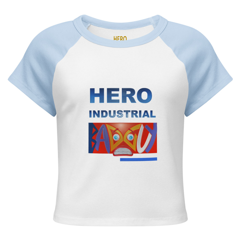 Women’s micro rib raglan baby tee