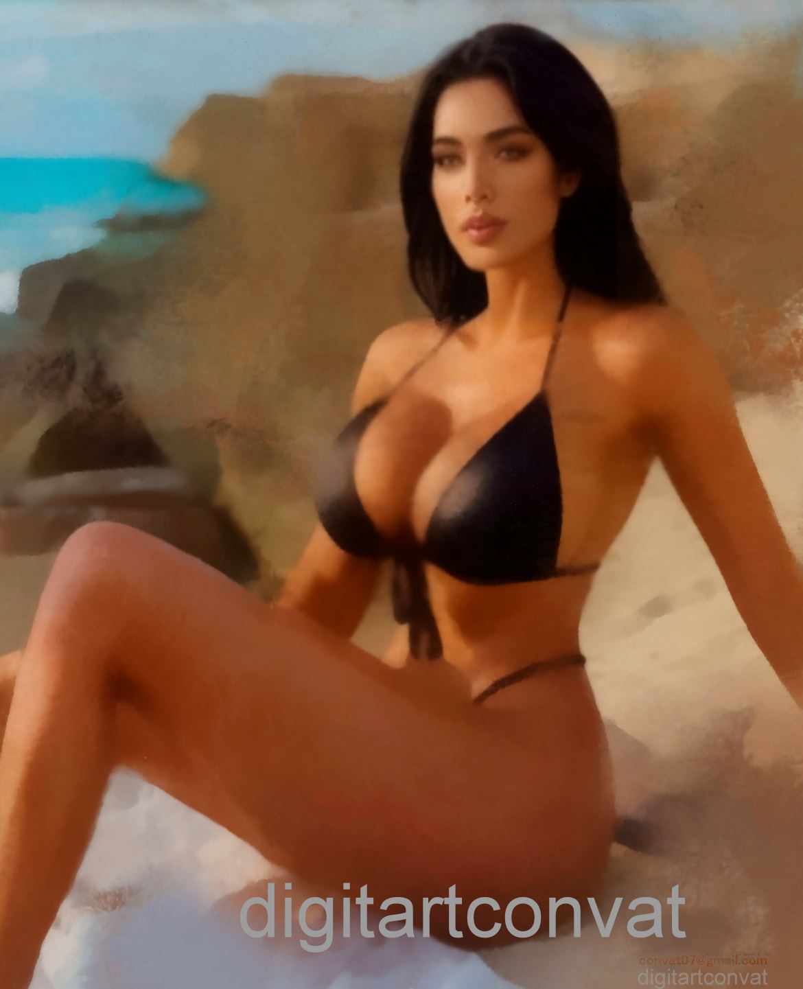 Cleo brunette beauty