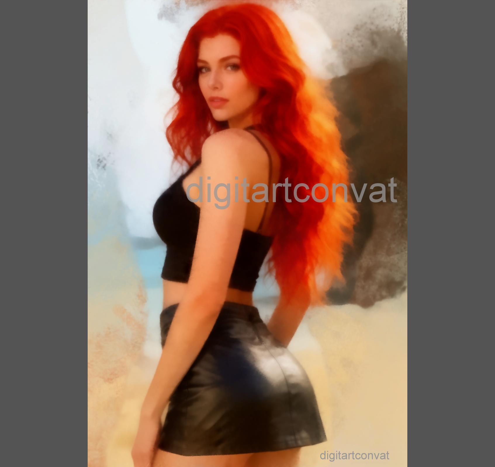 Gina red haired woman