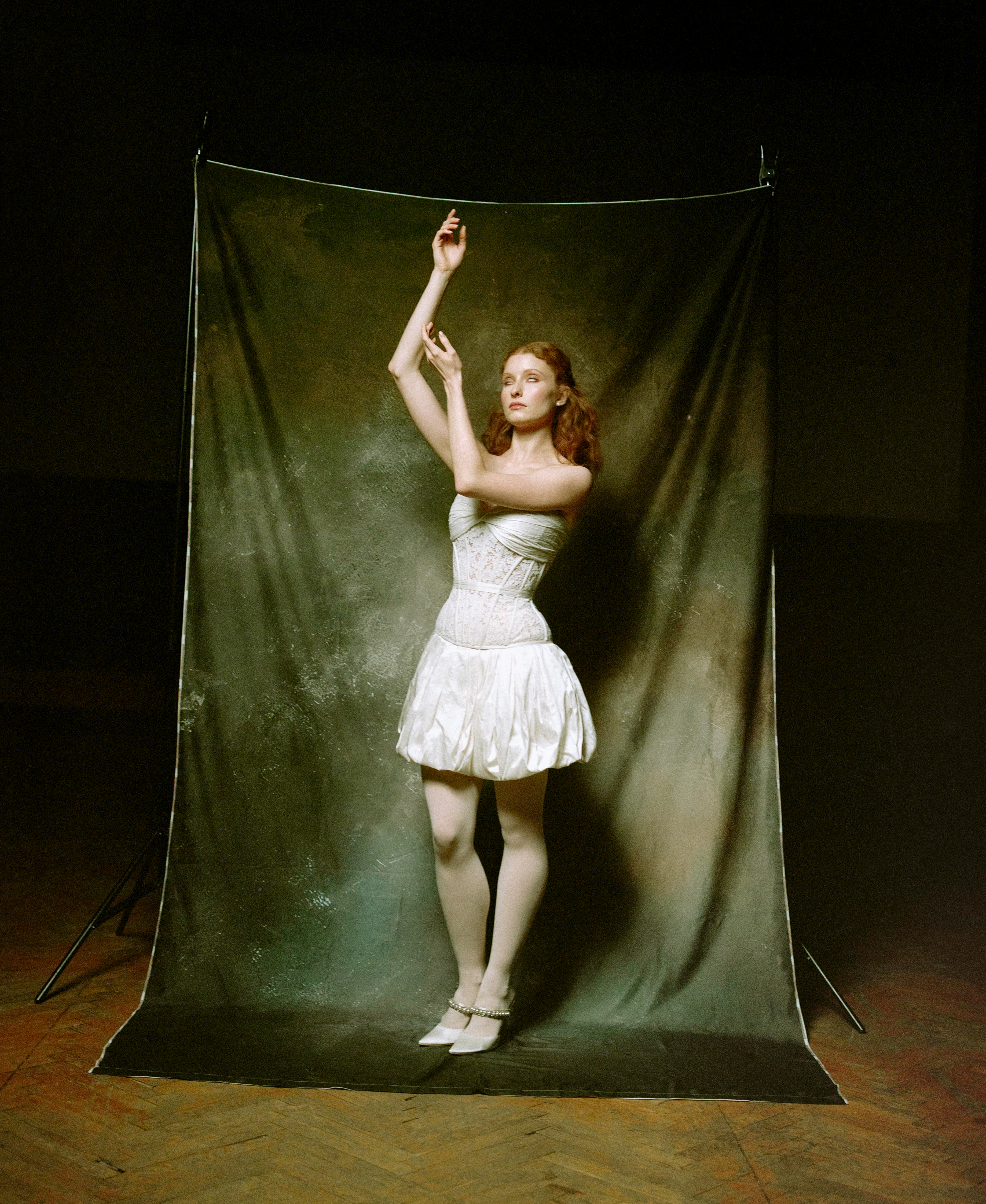 Silk Dupioni Mini Skirt