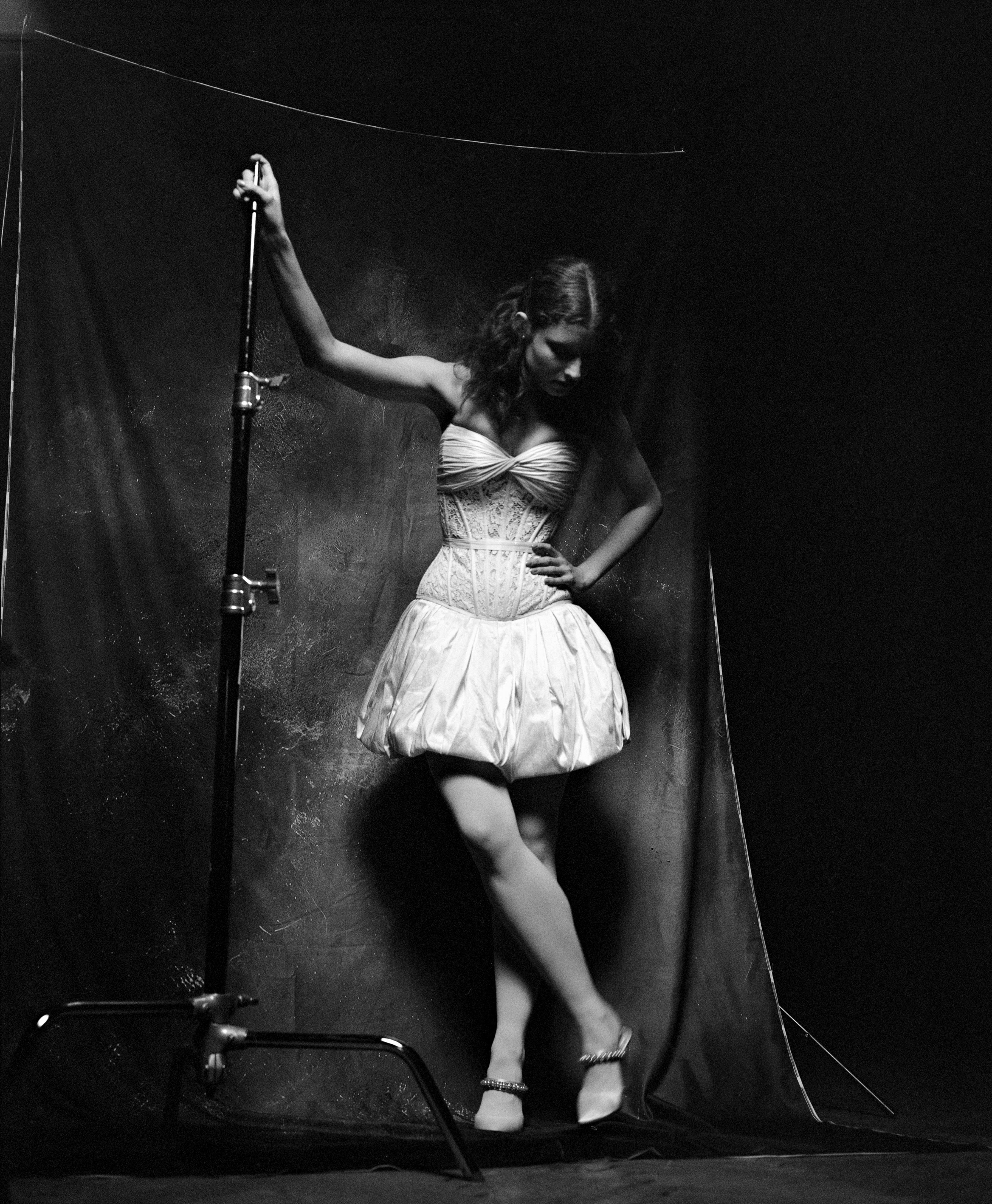 Silk Dupioni Mini Skirt