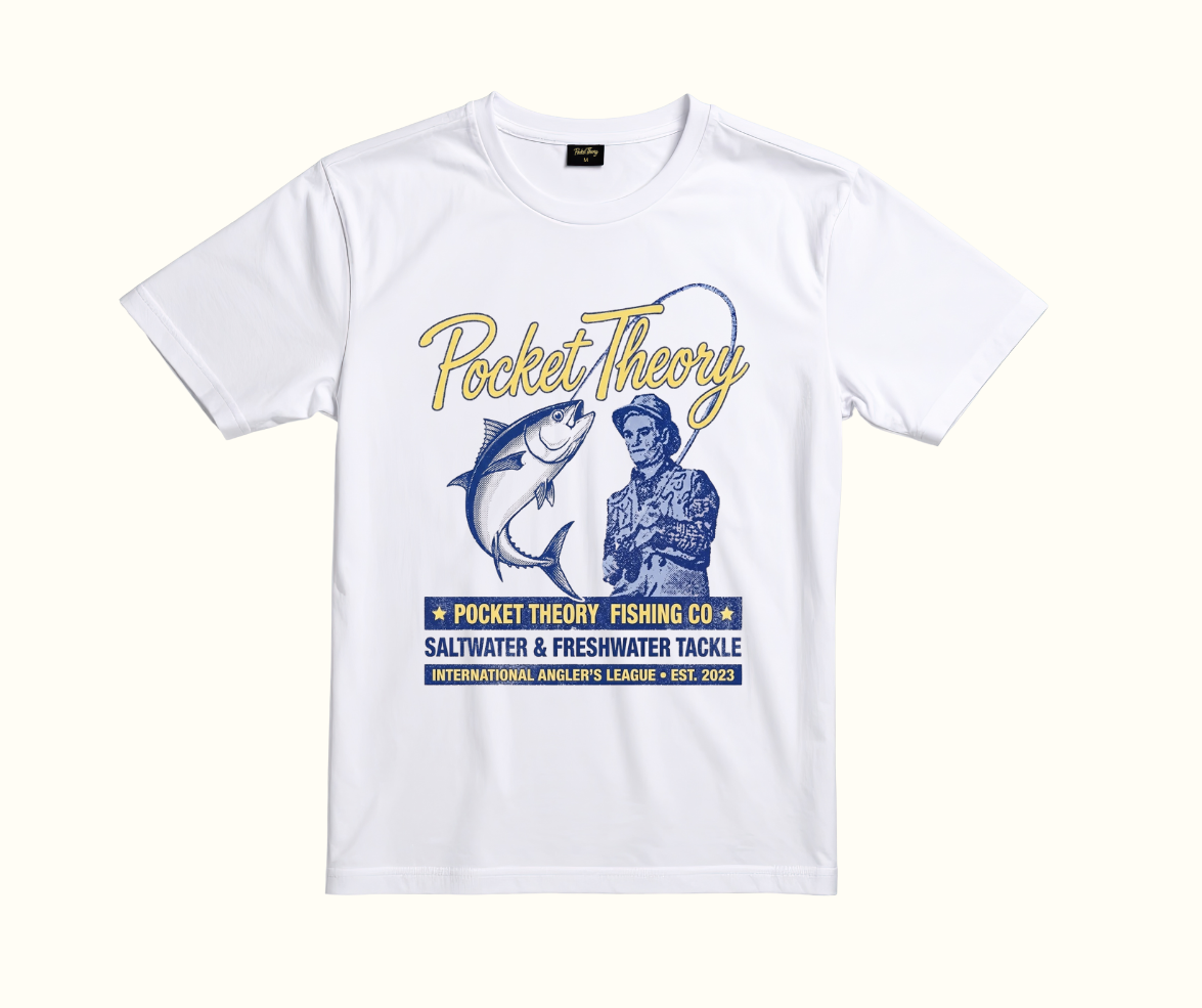 Pocket Theory Fishing T-shirt