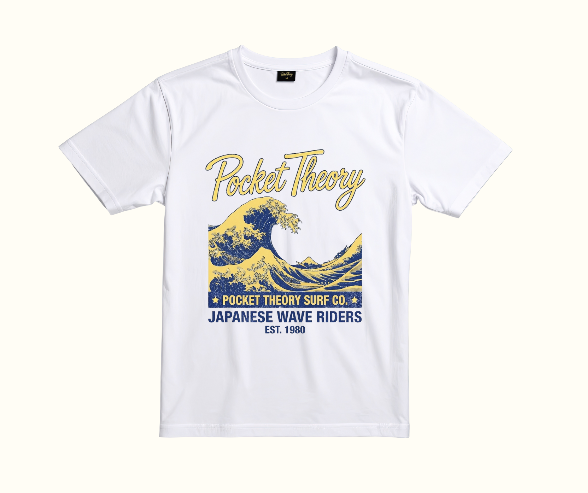 Pocket Theory Japanese Wave Riders T-Shirt