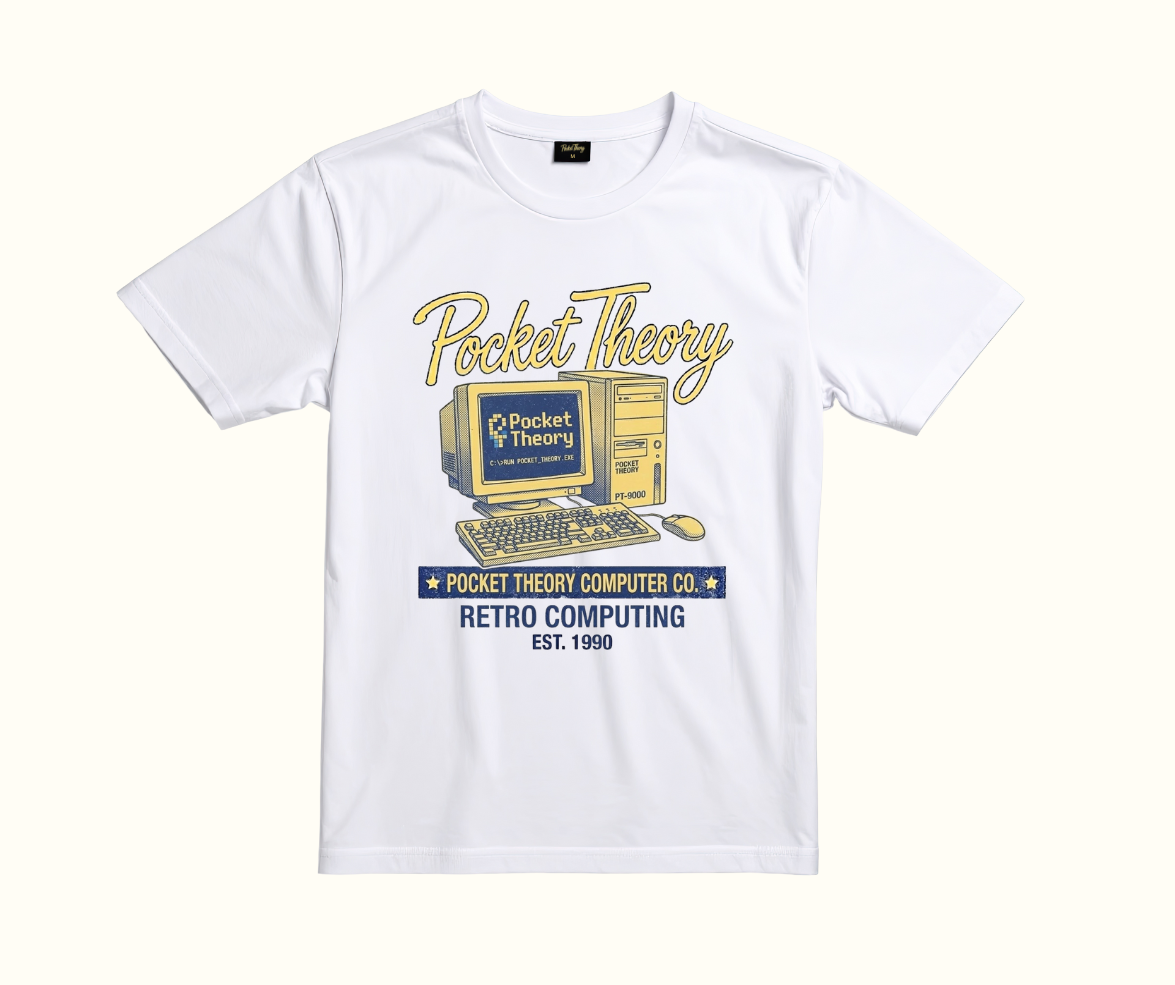 Pocket Theory Retro Computing T-shirt