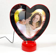 Heart-Shaped Photo Lamp
