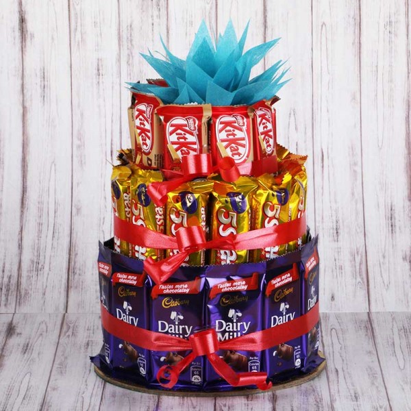 Chocolate Bouquet Tower