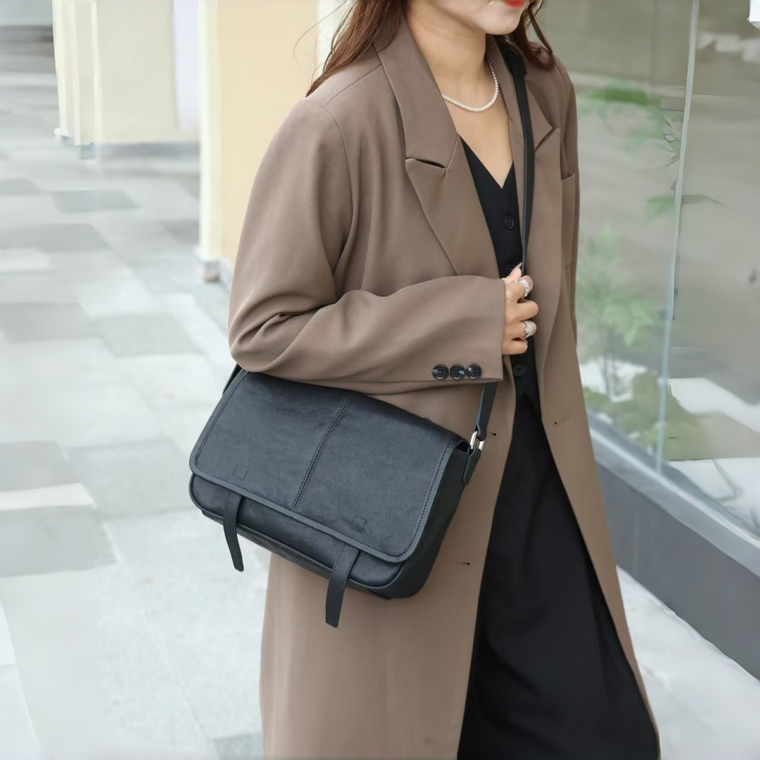 Black Crossbody Shoulder Bag