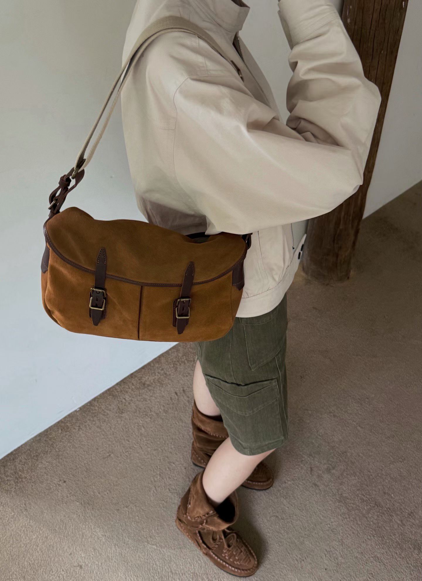 Vintage Brown Shoulder Bag