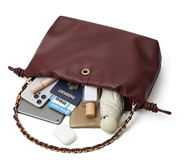 Burgundy Leather Handbag