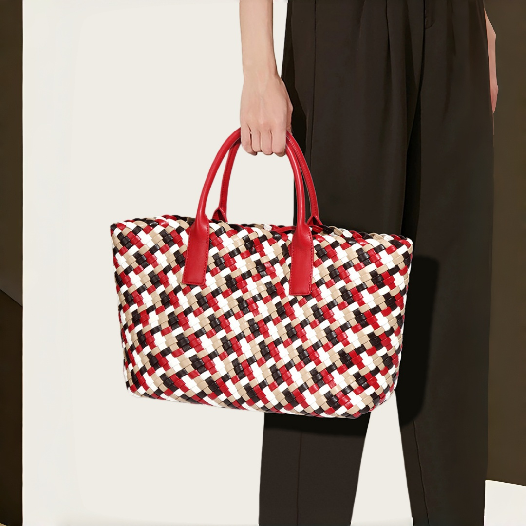 BIG size Woven Tote Handbag