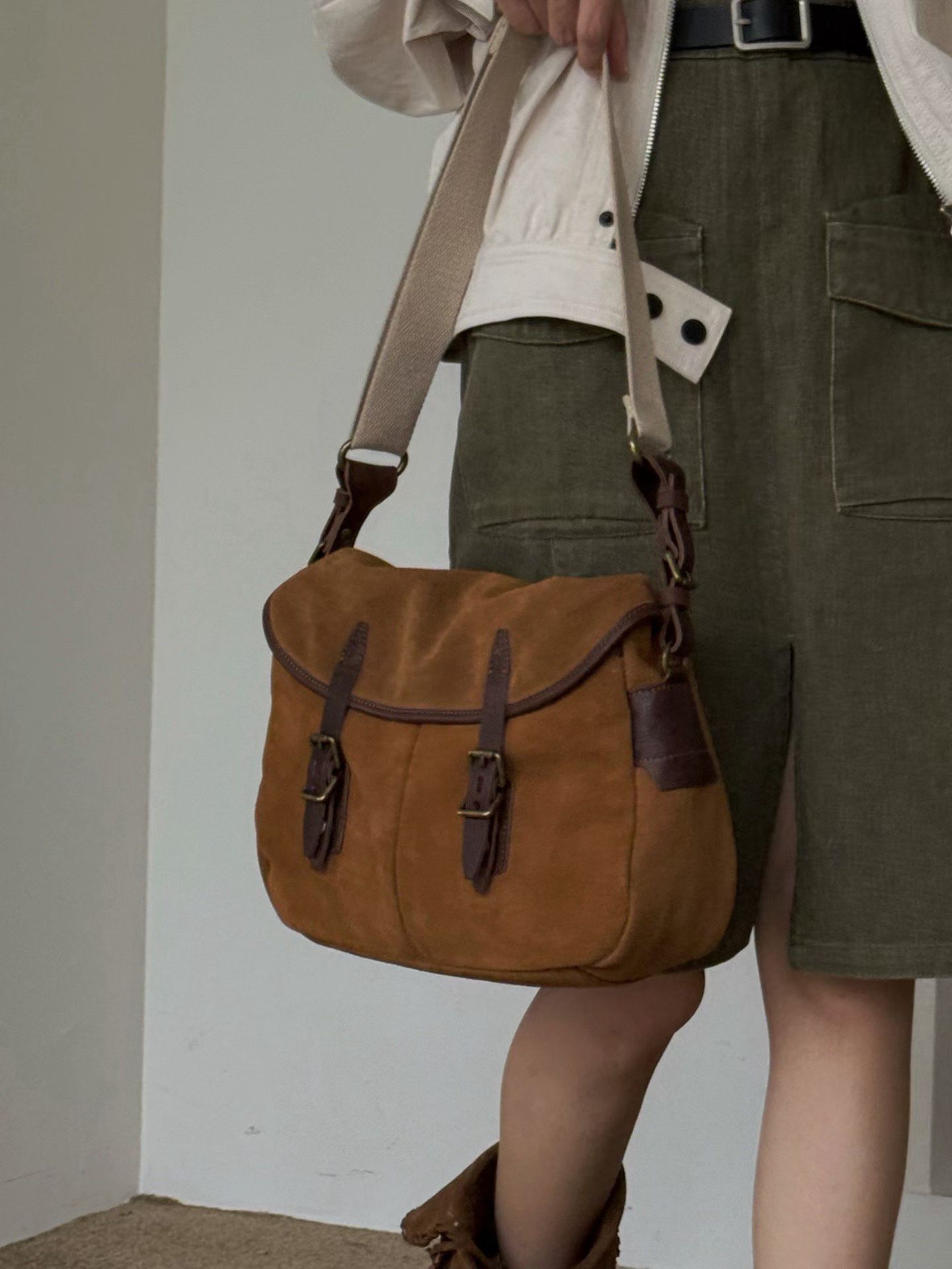 Vintage Brown Shoulder Bag