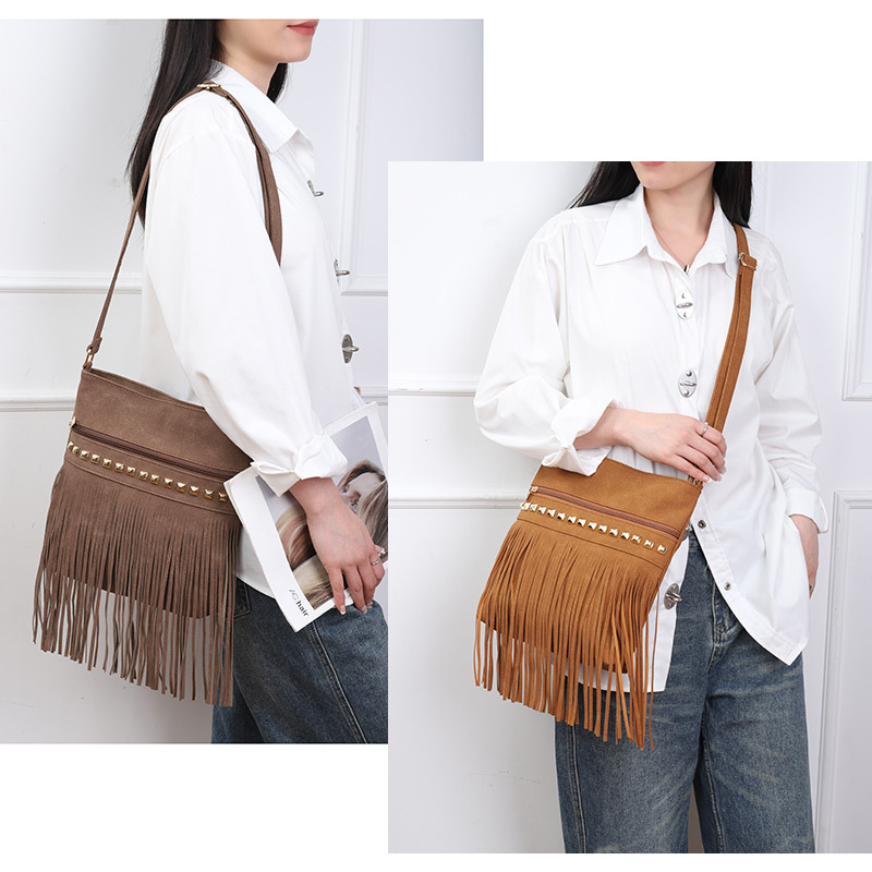 Boho Fringe Crossbody Bag