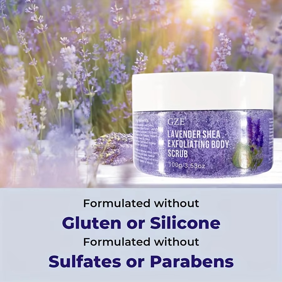 Lavender Shea Exfoliating Body Scrub