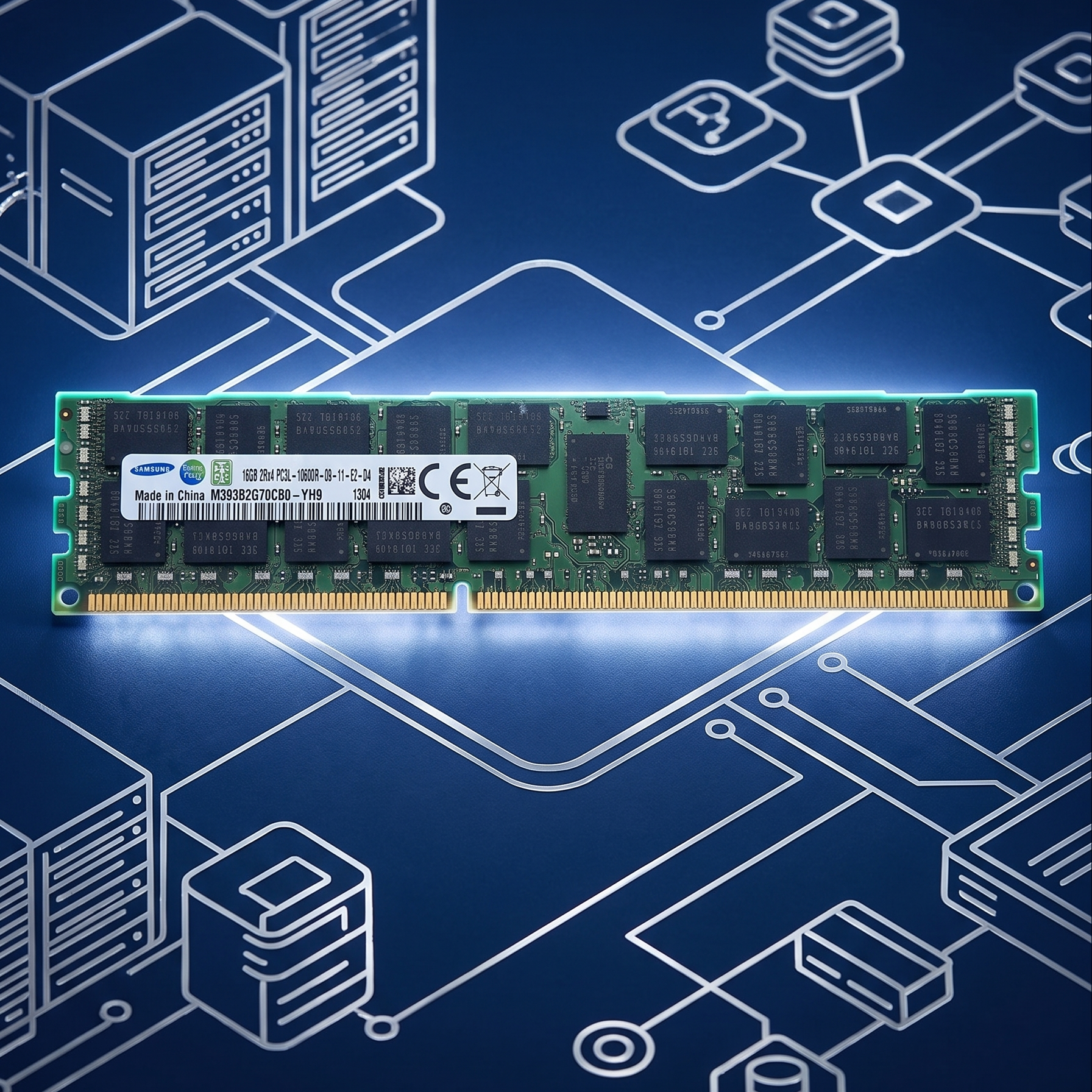 Samsung 16GB PC3L-10600R Server RAM Module