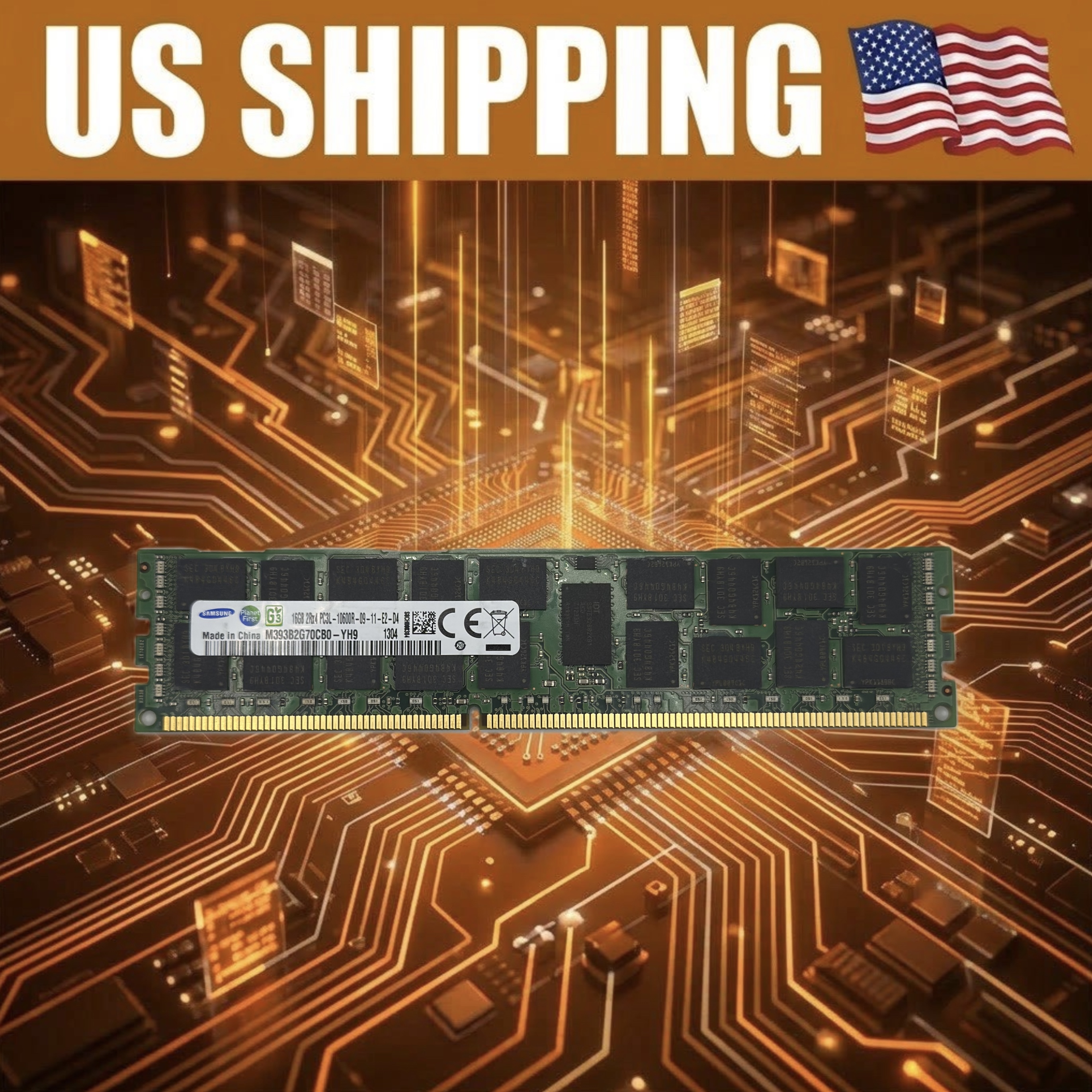 Samsung 16GB PC3L-10600R Server RAM Module