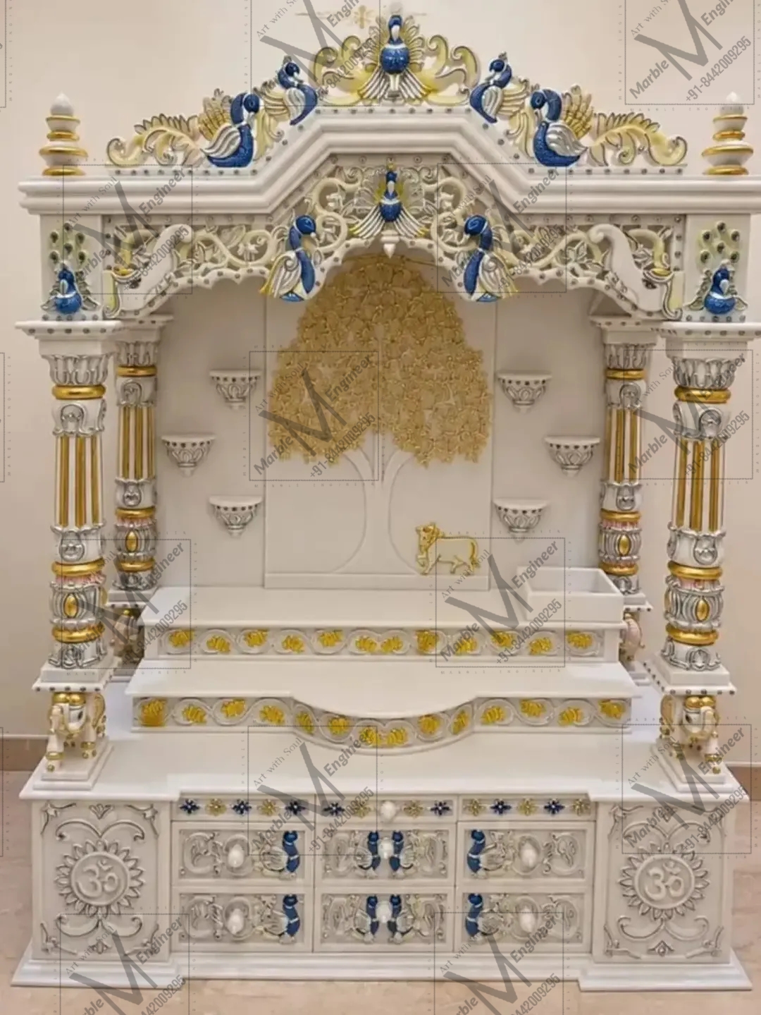 Deluxe Marble Pooja Mandir