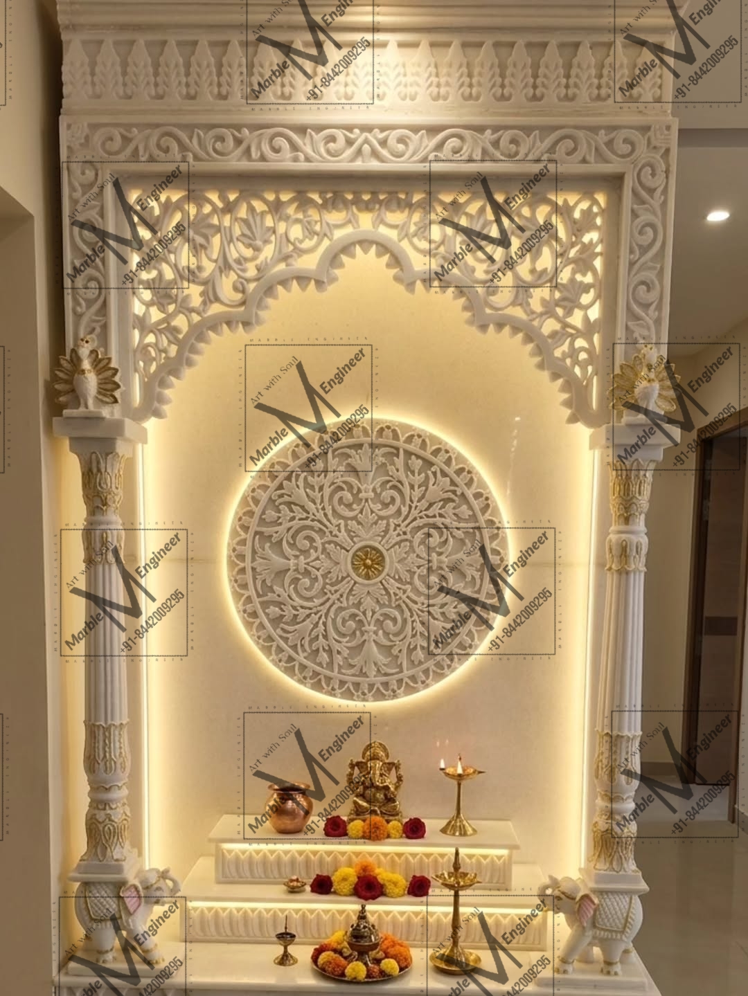 Designer Marble Home Temple
