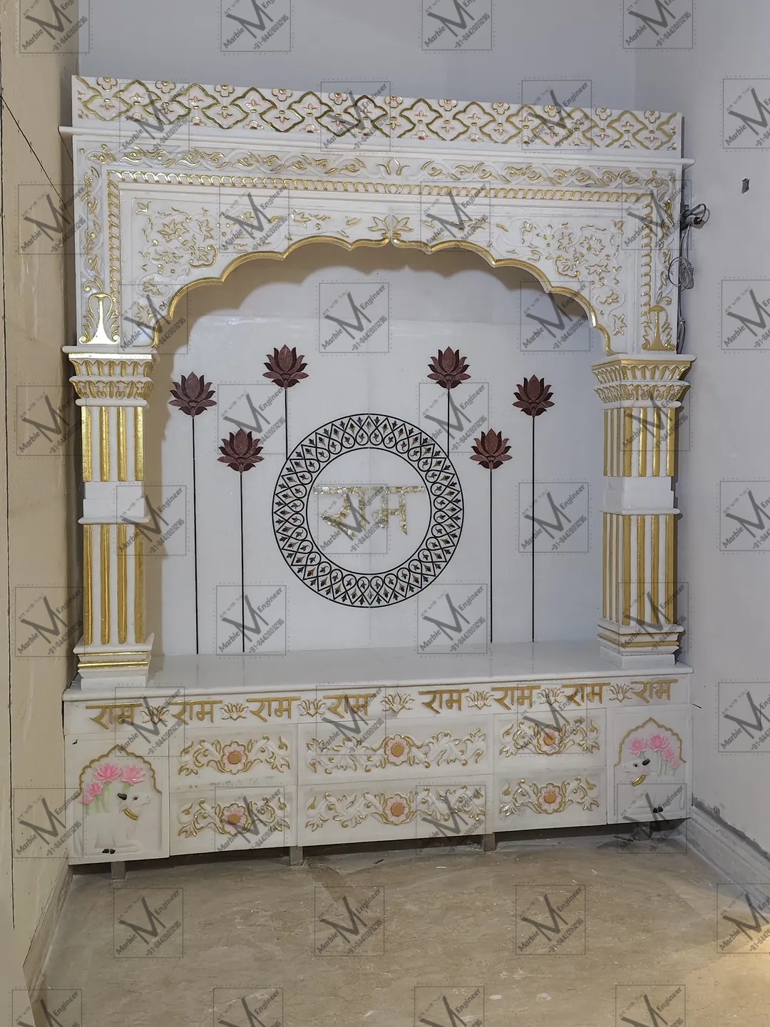 Decorative Wooden Home Temple