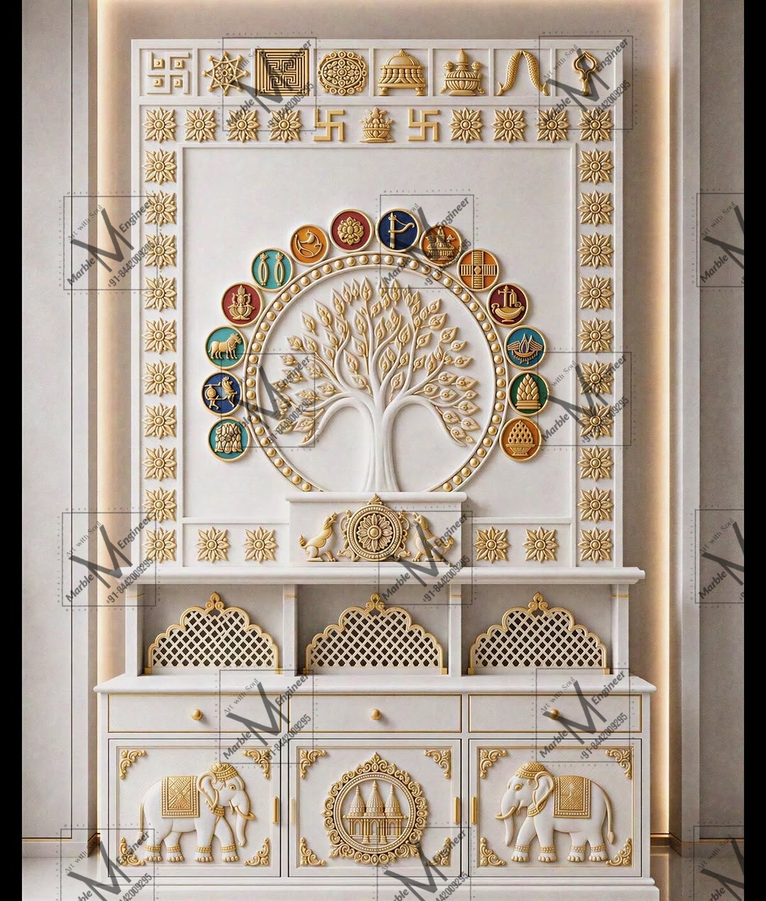 Premium Designer Pooja Mandir