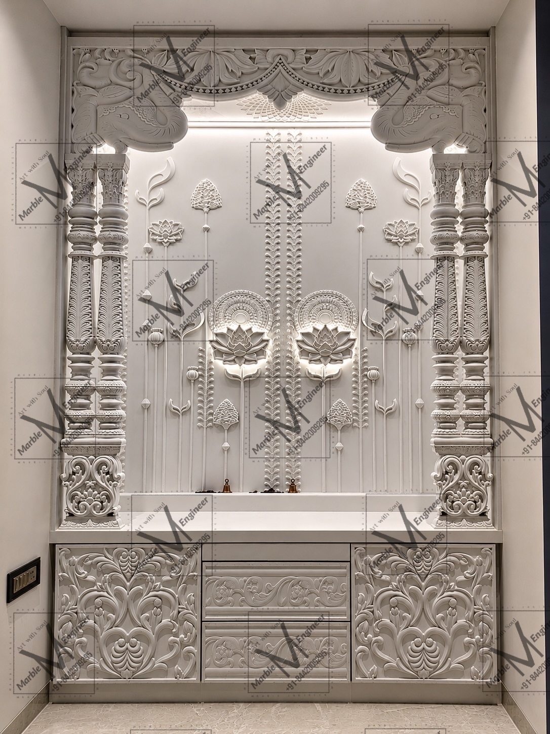 Marble Home Temple