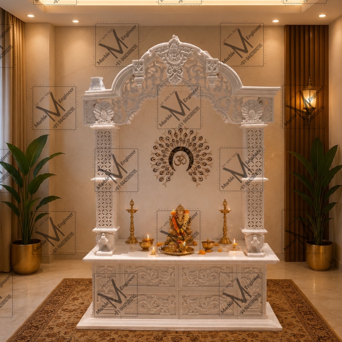 Marble Home Temple