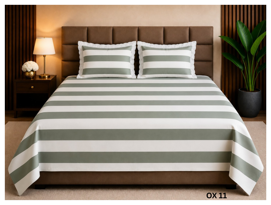 Striped Bedsheet Set