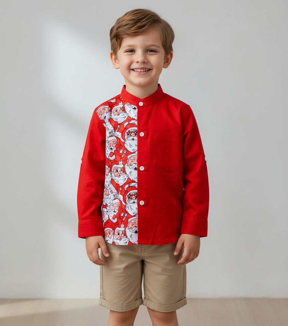 CHRISTMAS SHIRT RED PACK OF 1