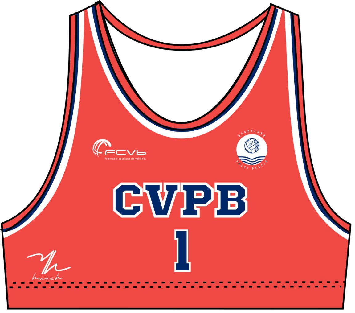 Top segunda equipación CVP Barcelona 25/26