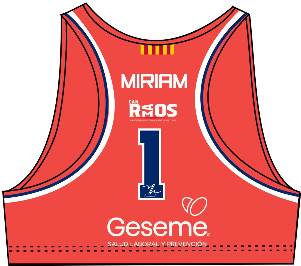 Top segunda equipación CVP Barcelona 25/26