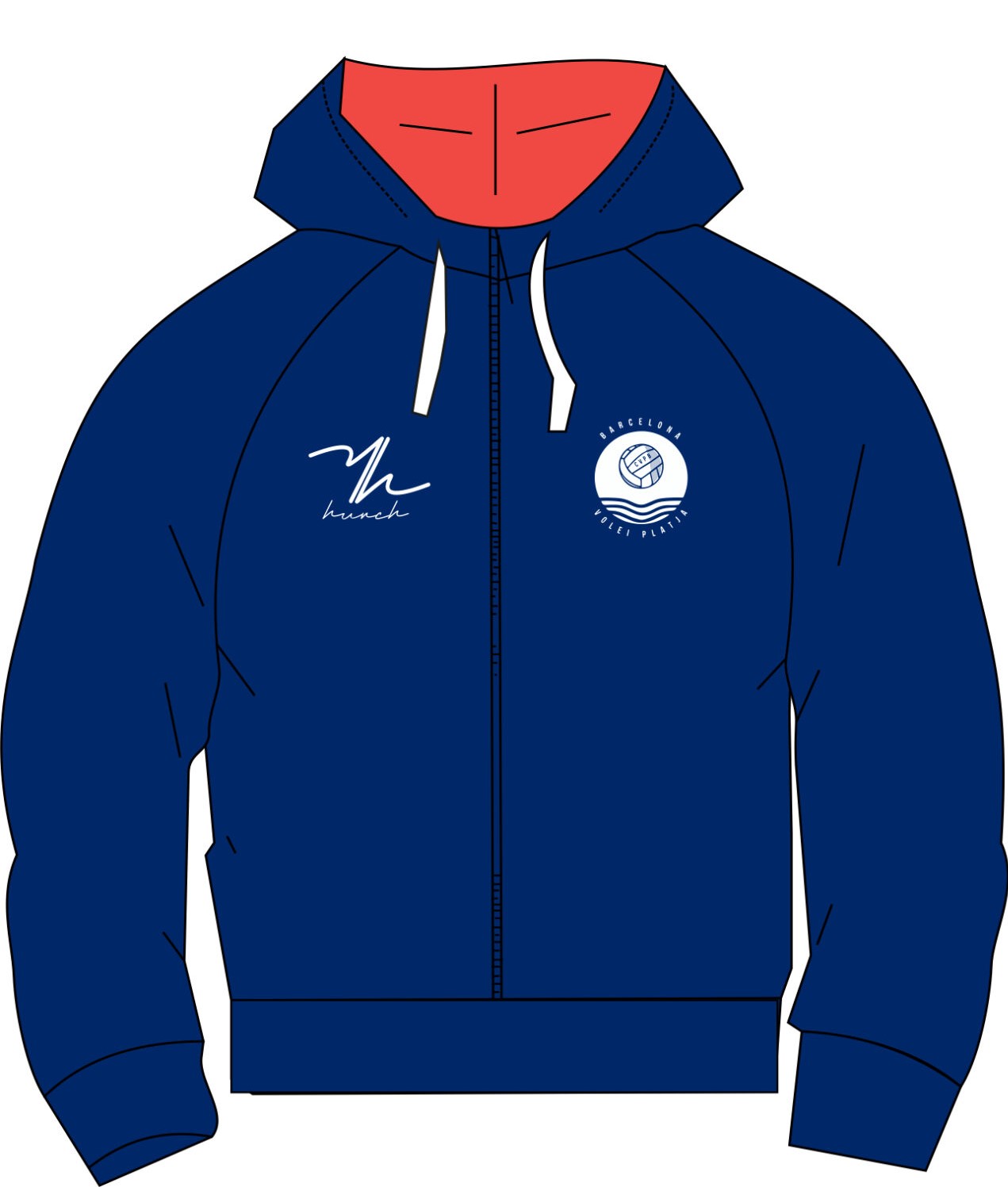 Chaqueta primera equipación CVP Barcelona 25/26 – Unisex