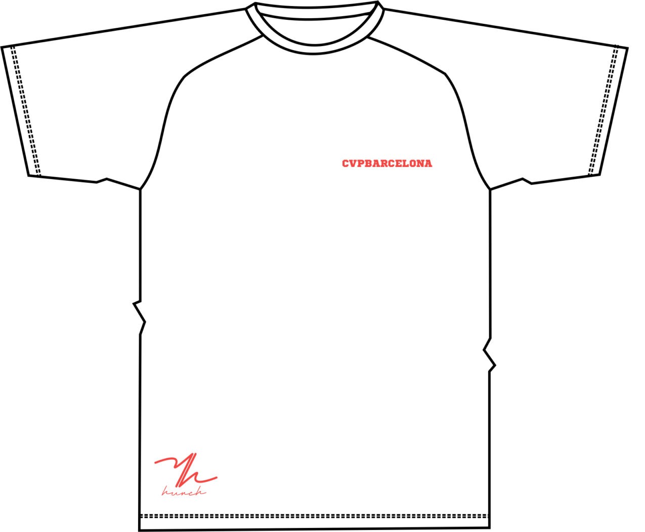 Camiseta blanca escudo CVPB