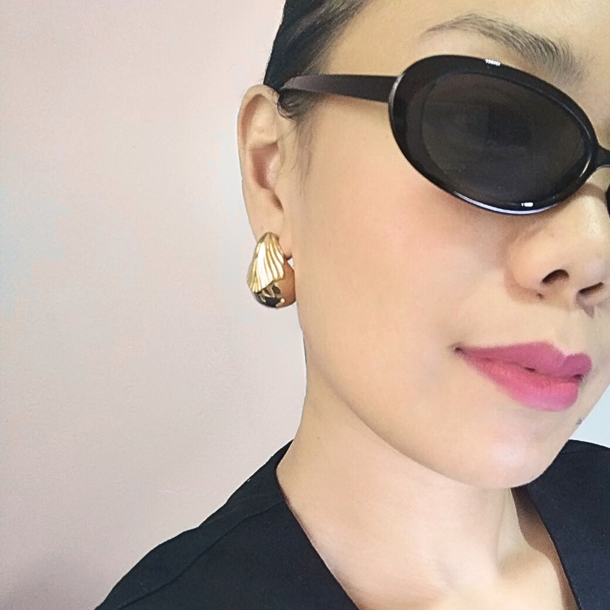 Gold Teardrop Earrings