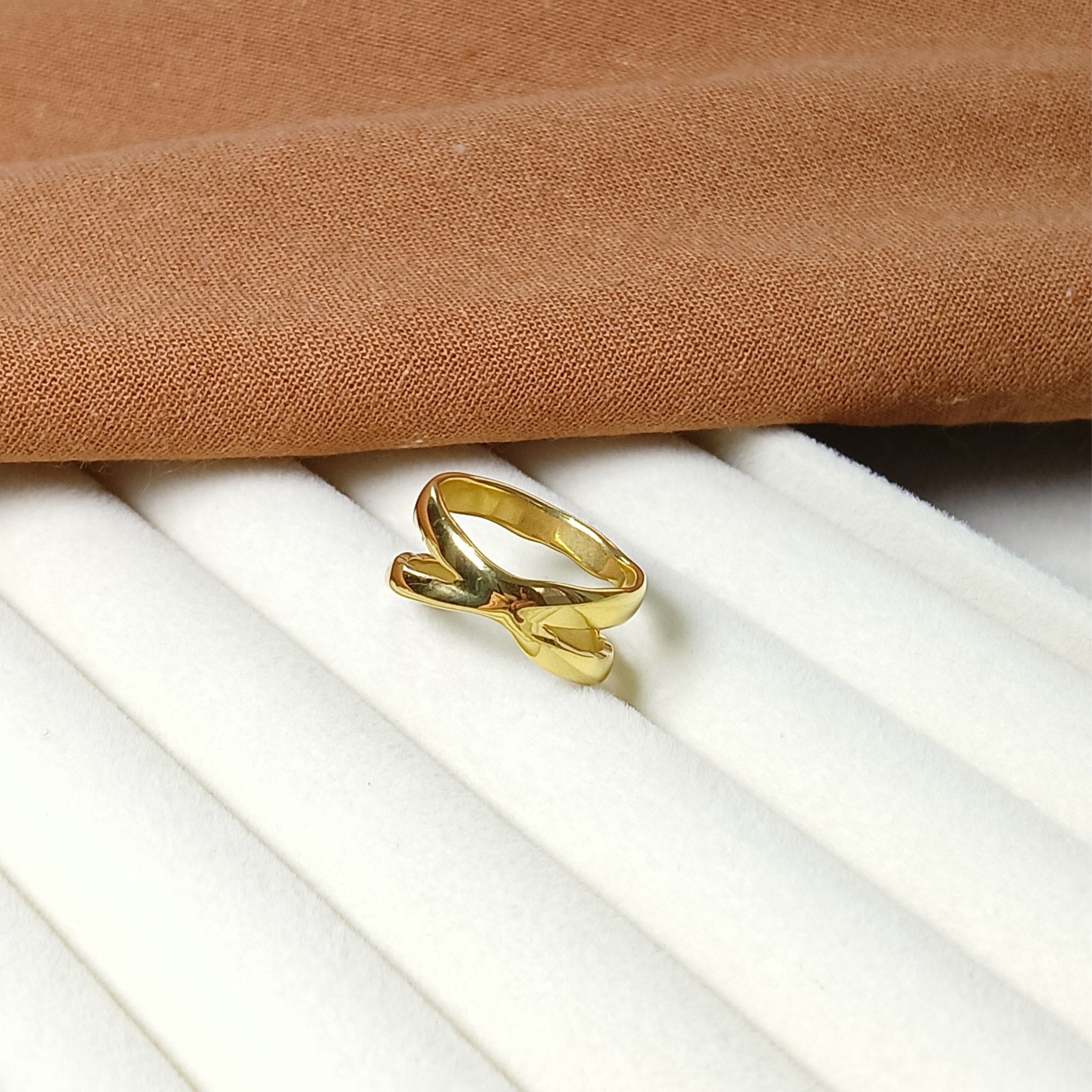 2-Way Infinity Elegant 18K Gold Plated Ring