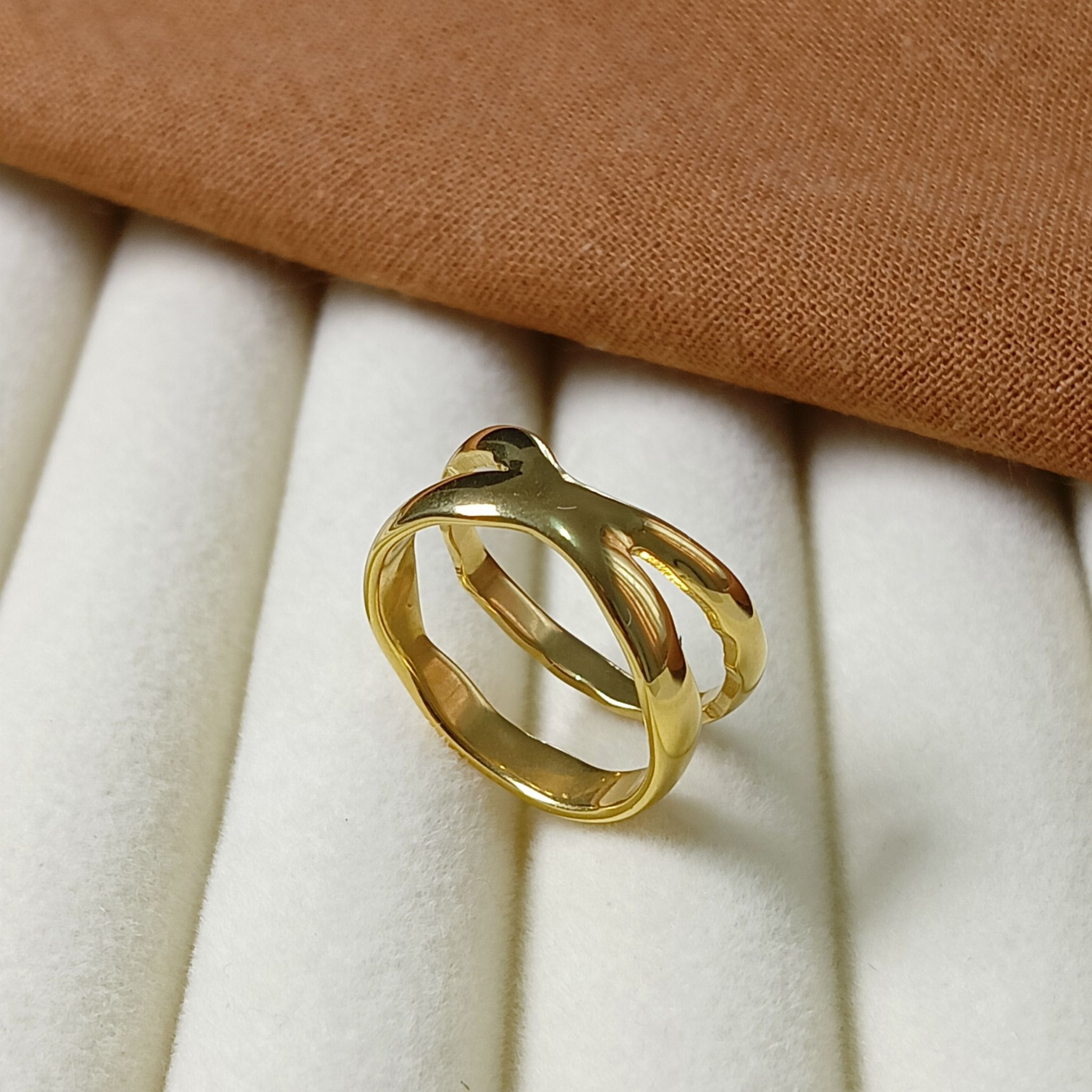 2-Way Infinity Elegant 18K Gold Plated Ring