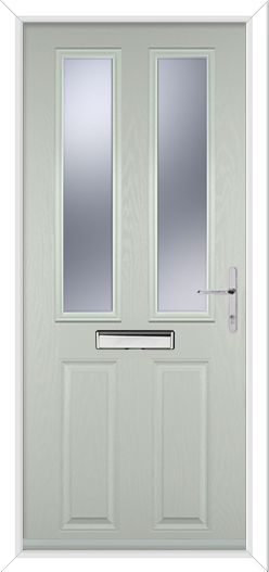 Traditional Composite Front Door with Letterplate