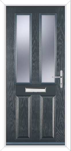 Traditional Composite Front Door with Letterplate