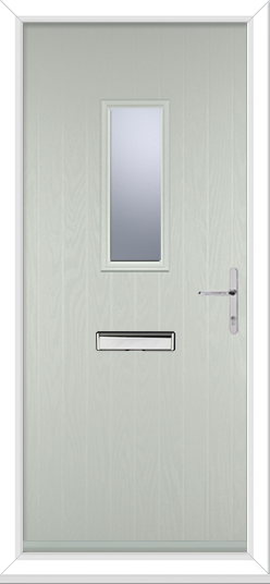 Cottage Style Composite Front Door with Letterplate