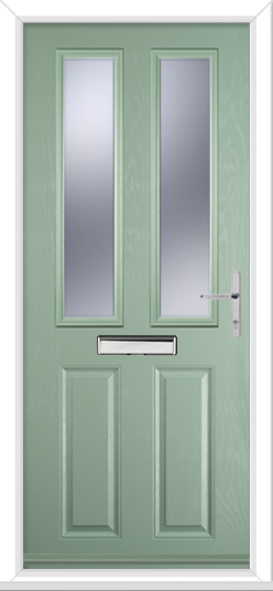 Traditional Composite Front Door with Letterplate