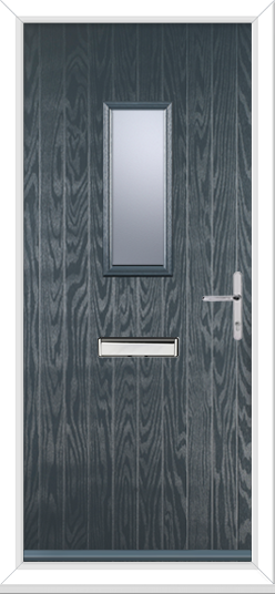 Cottage Style Composite Front Door with Letterplate