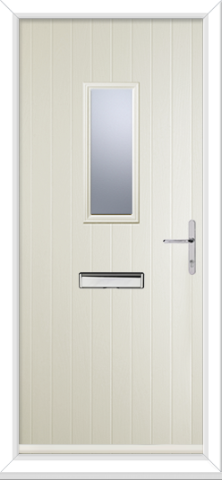 Cottage Style Composite Front Door with Letterplate