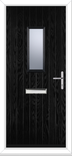Cottage Style Composite Front Door with Letterplate