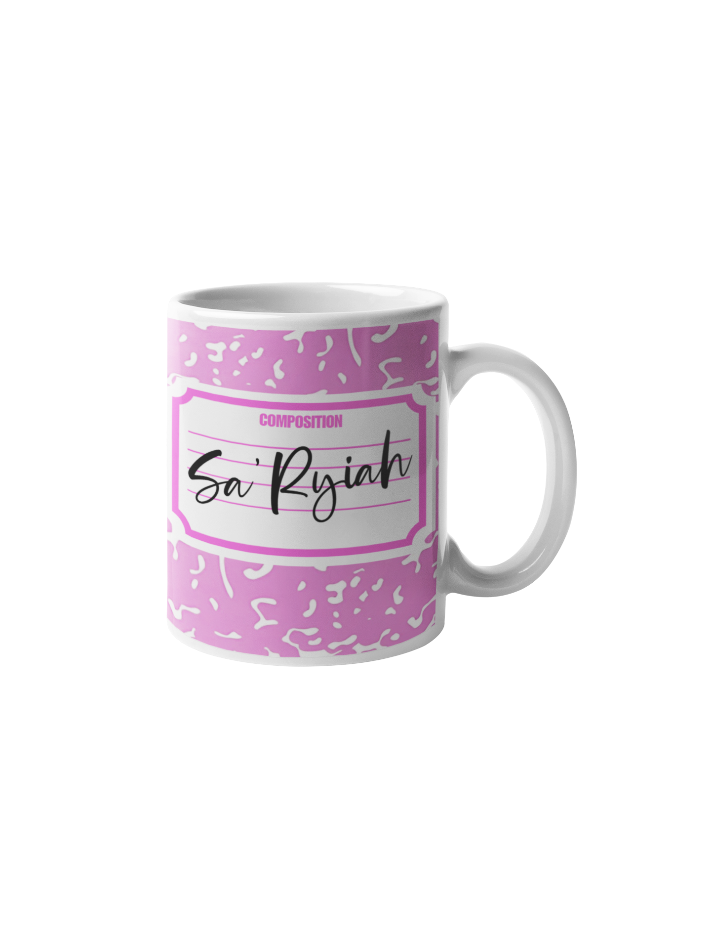 Custom Name Composition Mug